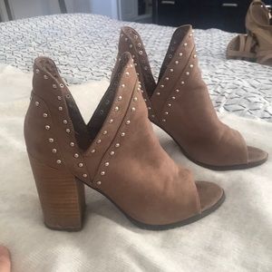 4” Open toe booties